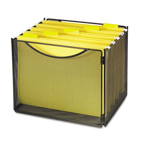 metal mesh file box|mesh desktop file.